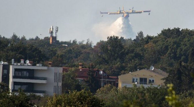 24.07.2022.požar borove šume na području Zambratija – Katoro